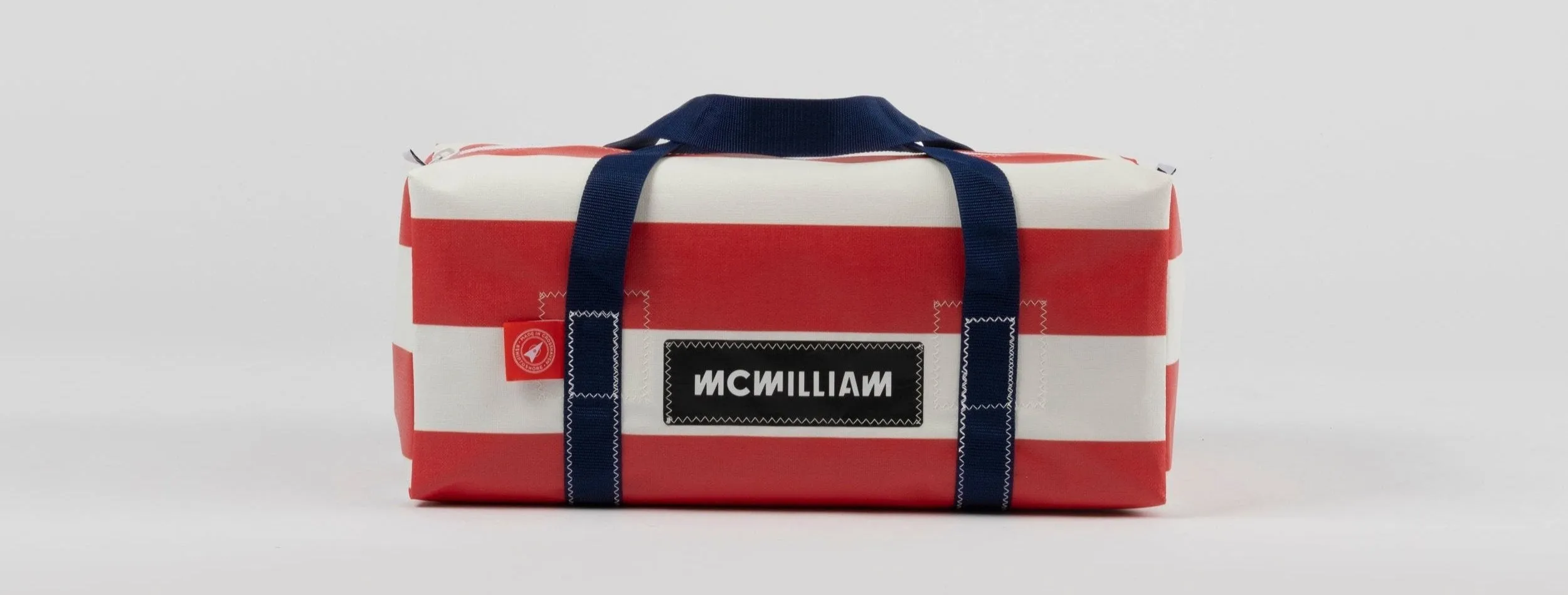 Red Small Holdall (30L) - Classic Stripe