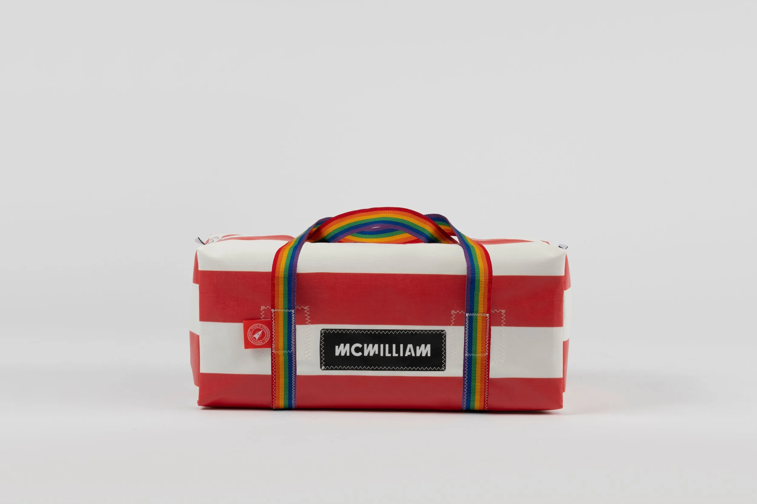Red Small Holdall (30L) - Classic Stripe