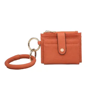 Sammie Mustard Mini Snap Wallet w/ Ring