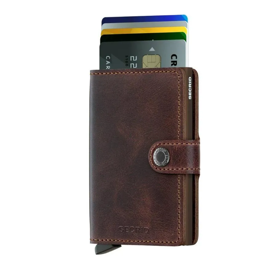Secrid Mini Wallet | Vintage Chocolate
