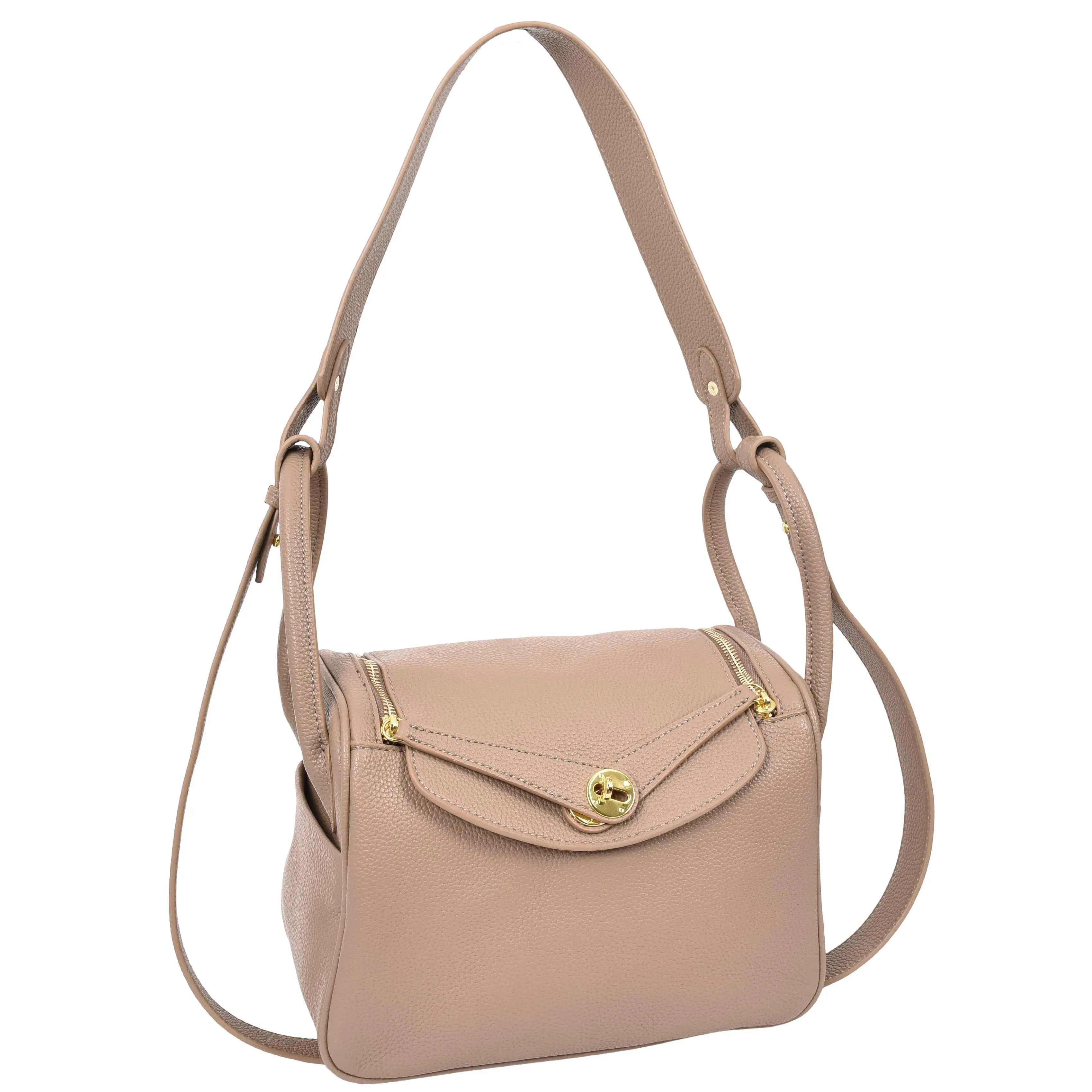 Shoulder Bag for Womens PU Leather Multi Strap Large Hobo Fashion Handbag AH12 Taupe