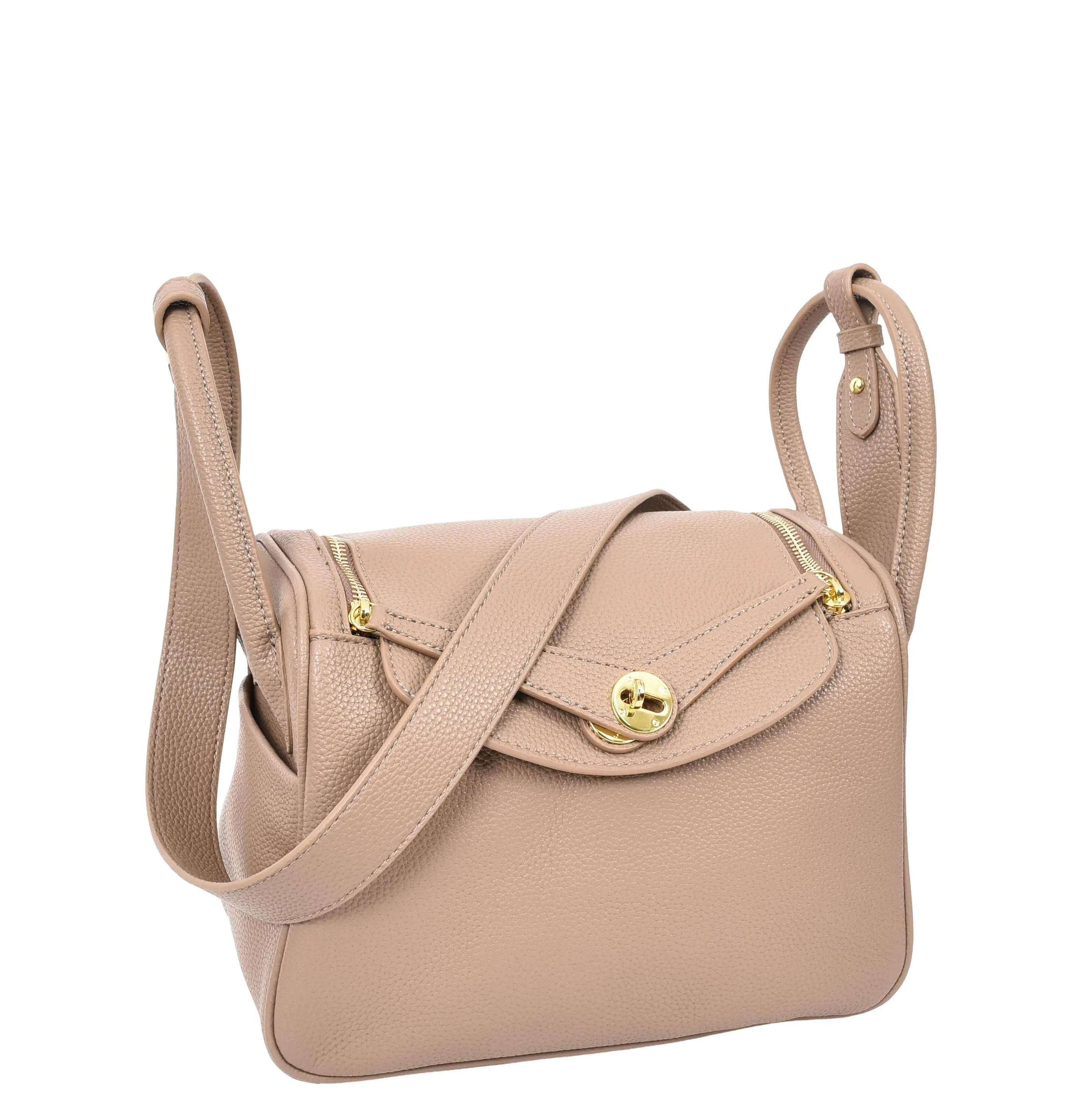 Shoulder Bag for Womens PU Leather Multi Strap Large Hobo Fashion Handbag AH12 Taupe