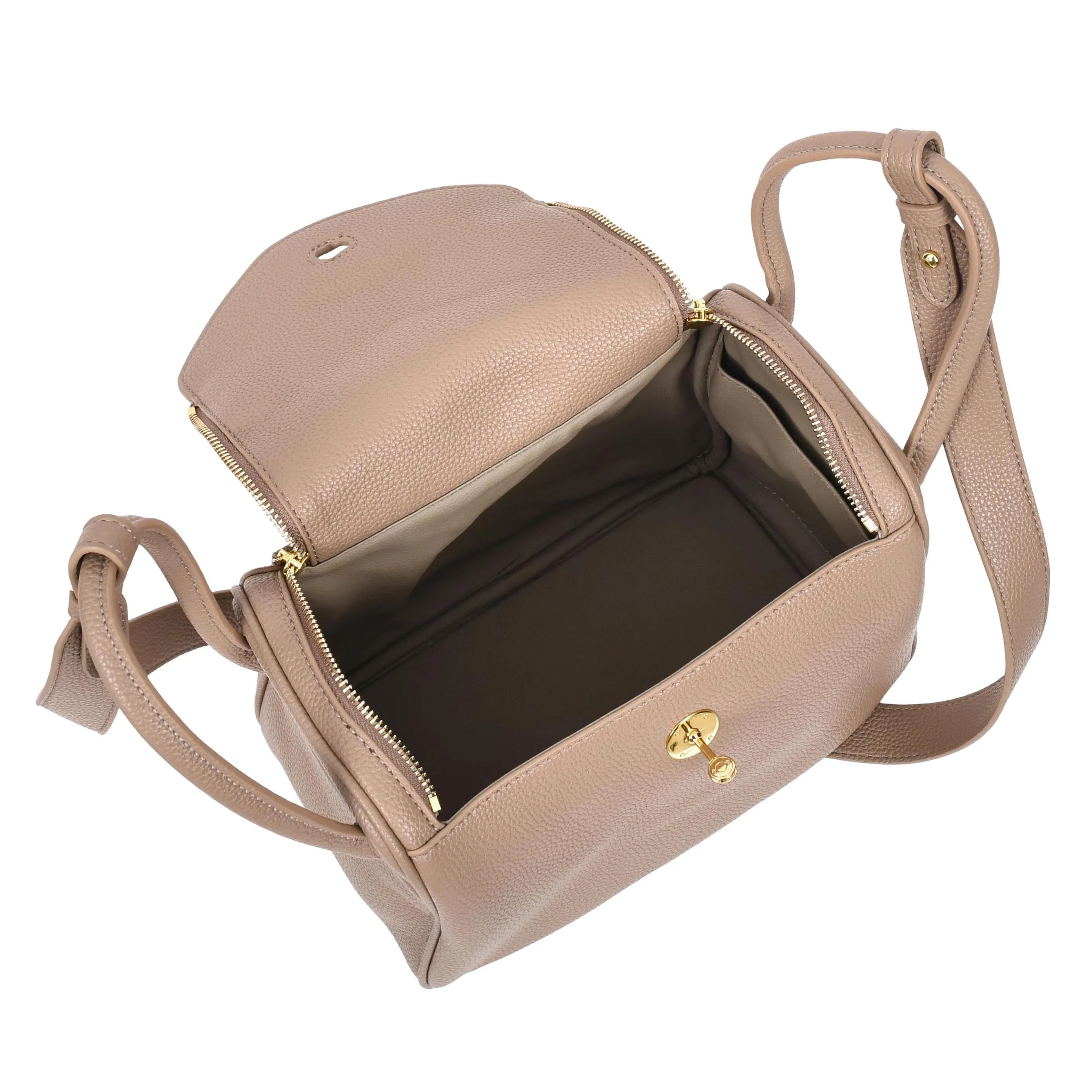 Shoulder Bag for Womens PU Leather Multi Strap Large Hobo Fashion Handbag AH12 Taupe