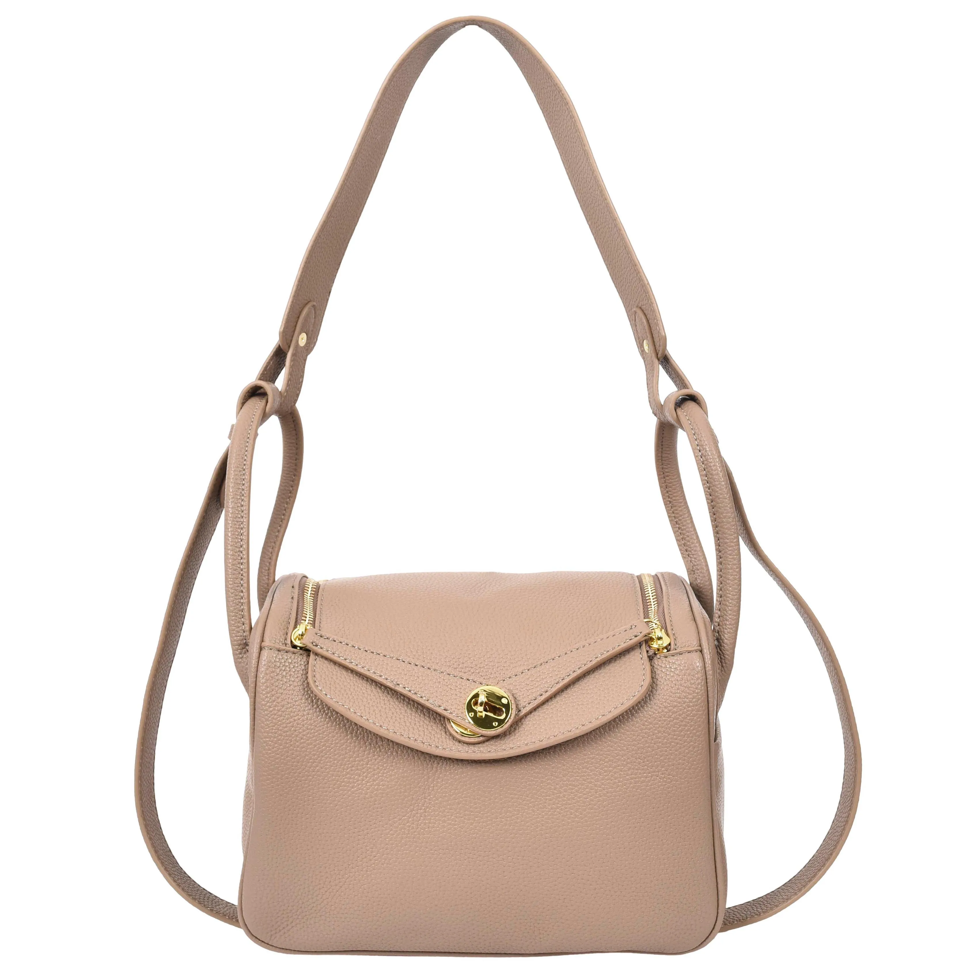 Shoulder Bag for Womens PU Leather Multi Strap Large Hobo Fashion Handbag AH12 Taupe