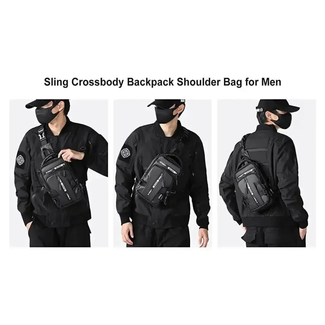Sling Bag with USB Charging Port