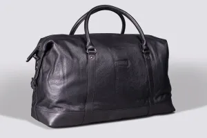 Somerset Holdall | Black Leather Large