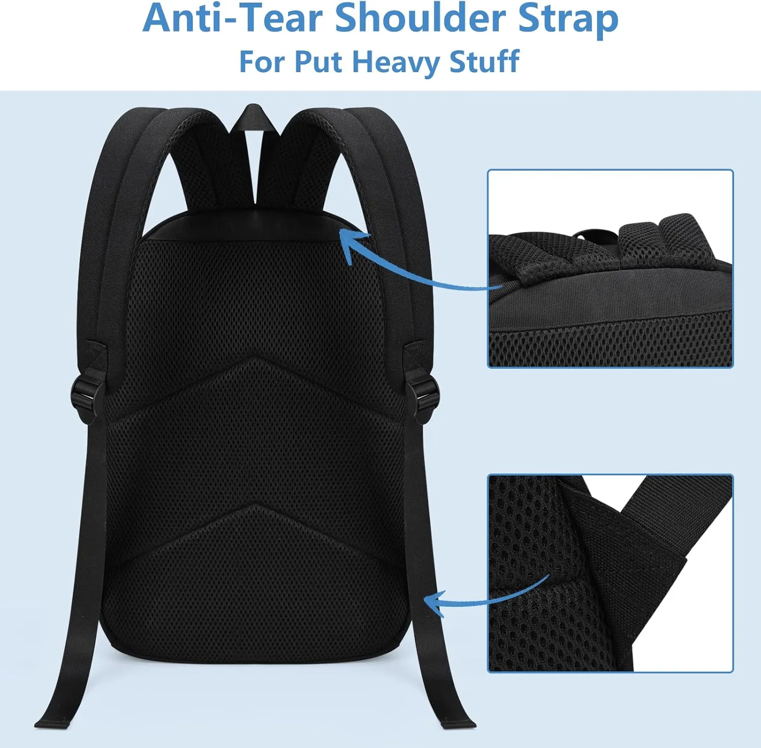 Travel Backpack for Men and Women,Classic Mini Backpack,Hiking, Lightweight Casual College Bookbag Daily Bag Daypack for Travel,Work,Gym (Black)