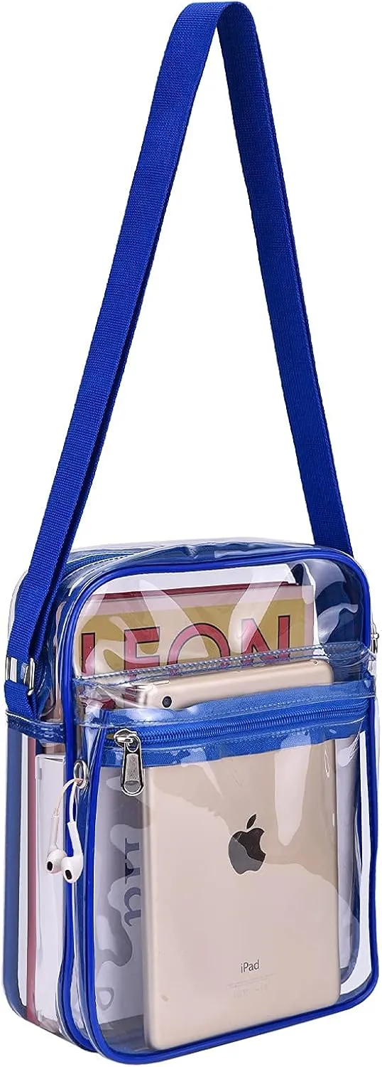 USPECLARE Clear Purse Bag for Stadium Events Clear Messenger Bag for Men and Women