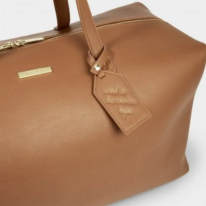 Weekend Holdall Bag in Cognac KLB1845