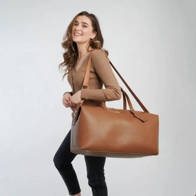 Weekend Holdall Bag in Cognac KLB1845