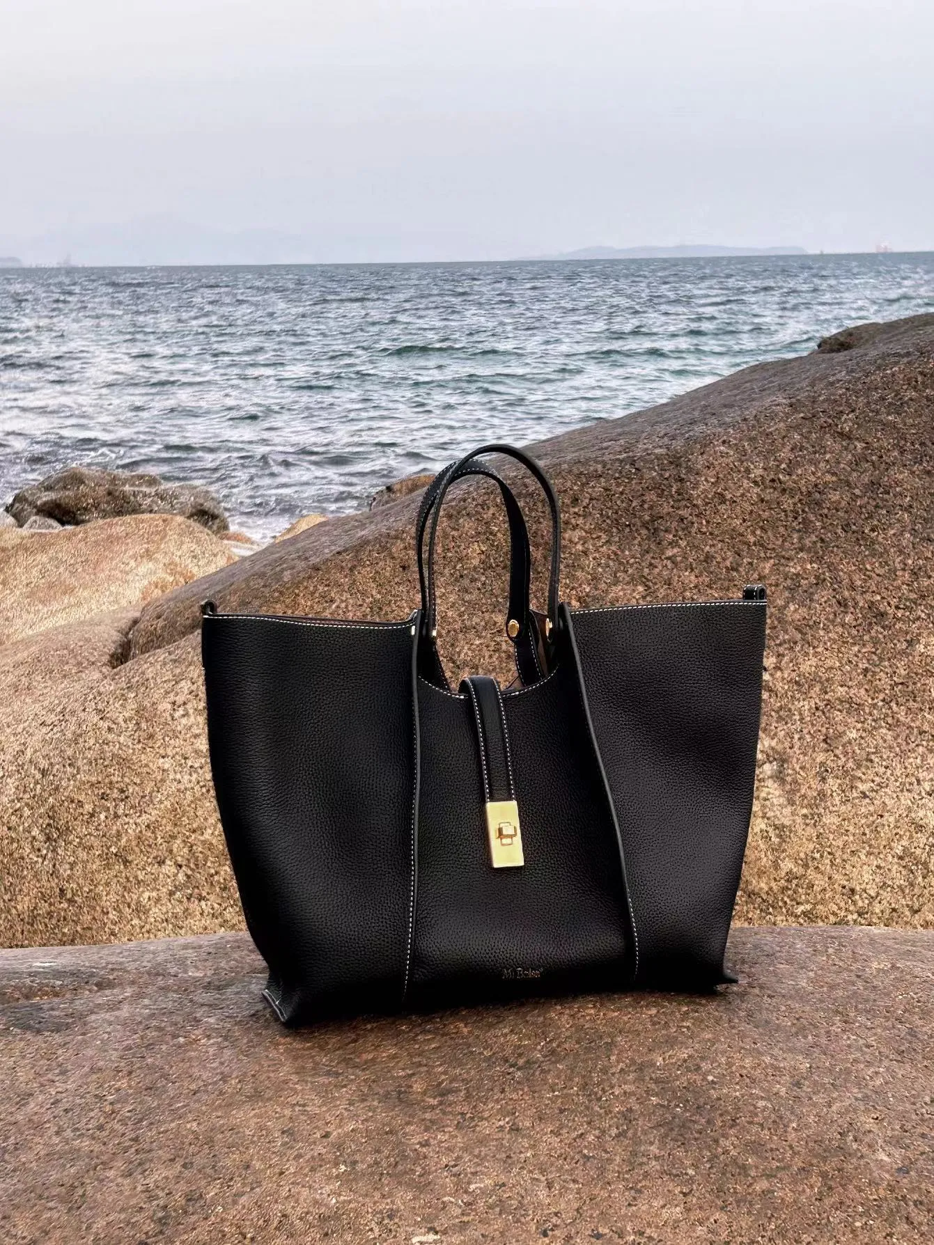 Wharf Tote Bag- Black