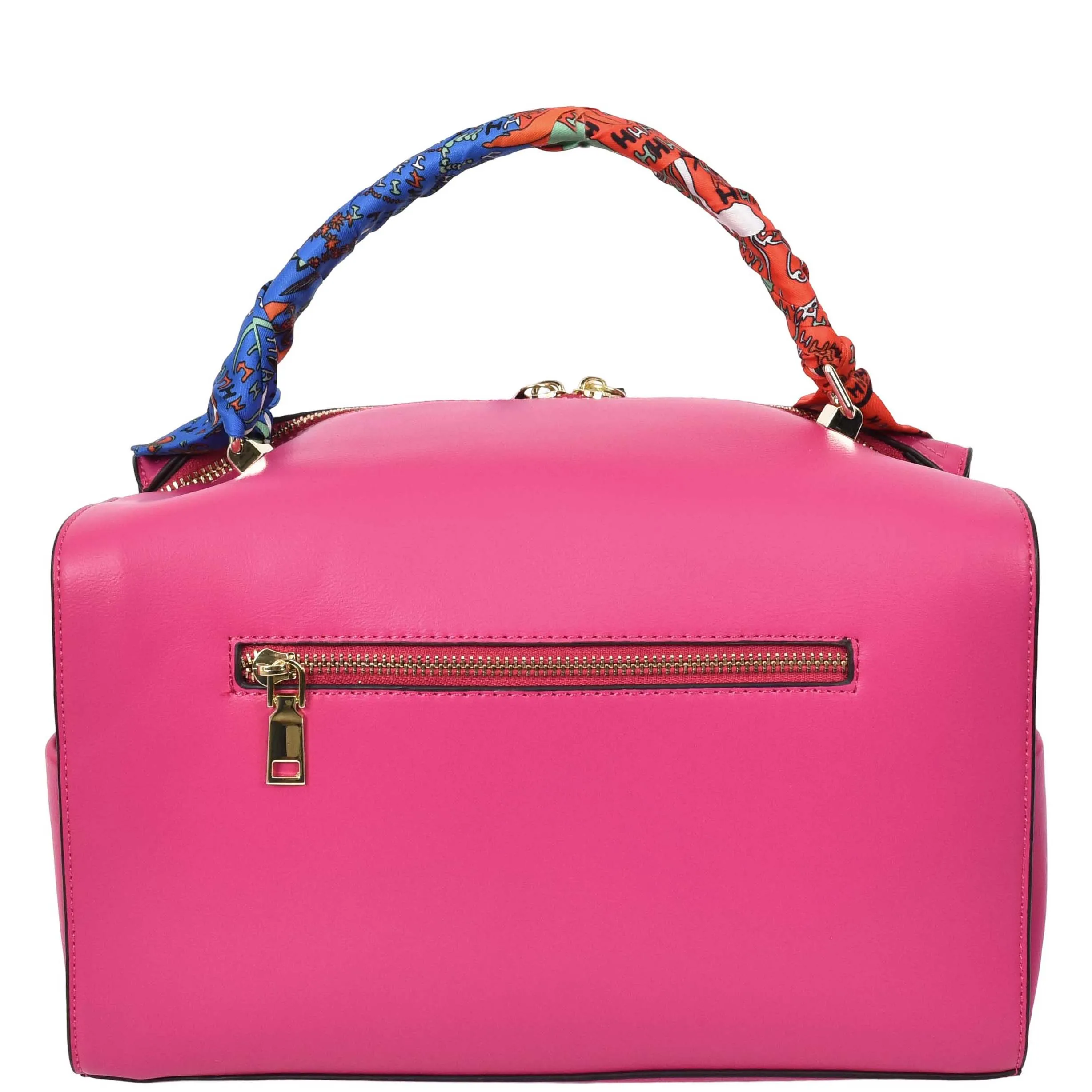 Women's Faux Leather Handbag Cross Body Casual Fashion Barrel Bag A890 Pink