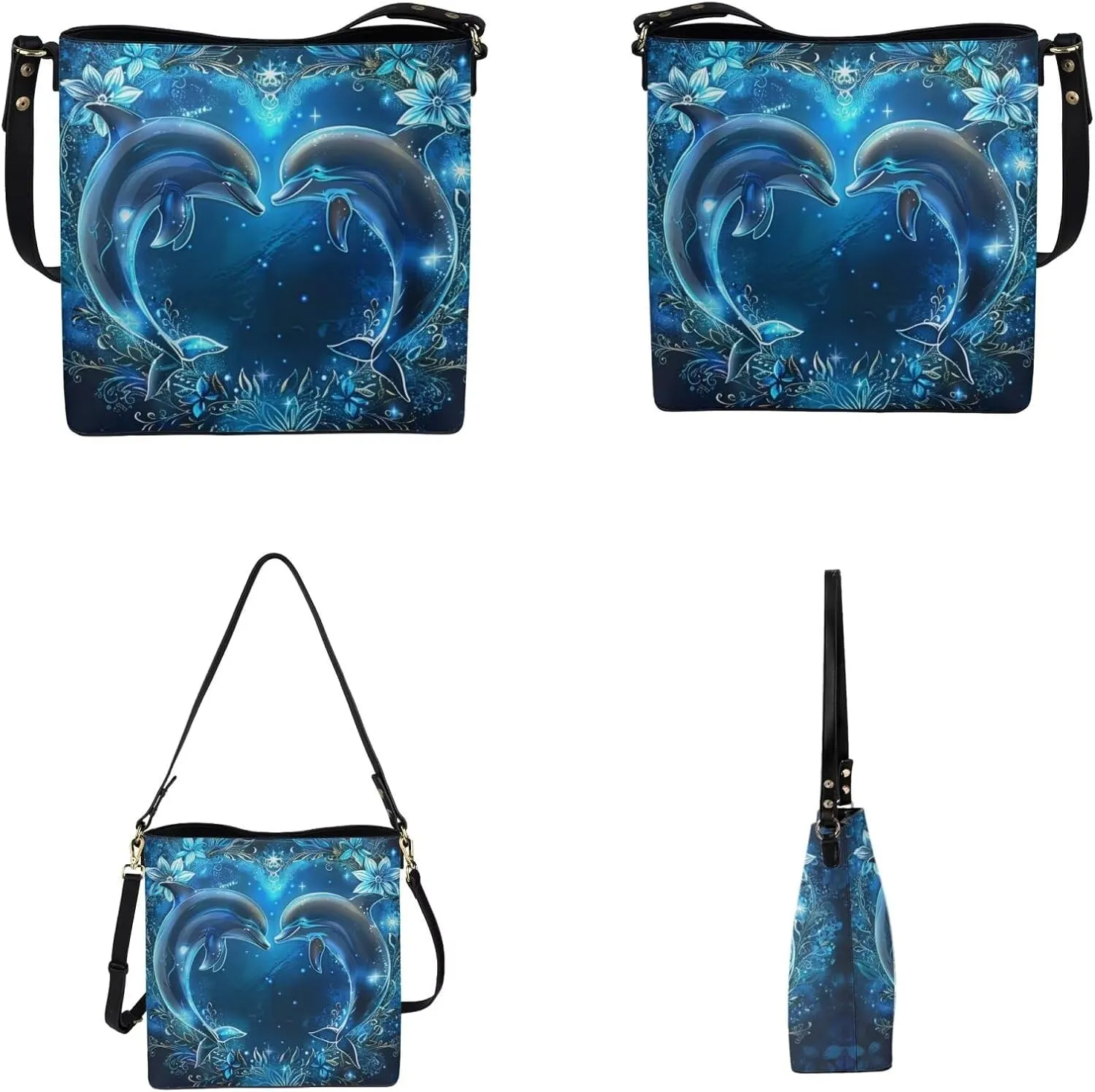 Womens Purses and Handbags Fashion Office Work Handbag Purse 2Pcs Set