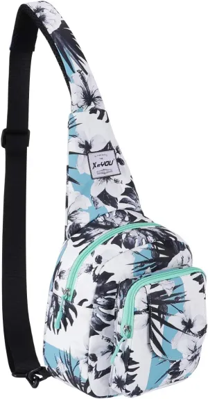 XEYOU Small Sling Bag - Lightweight One Strap Backpack Hiking Crossbody Chest Bag - Unisex Shoulder Daypack